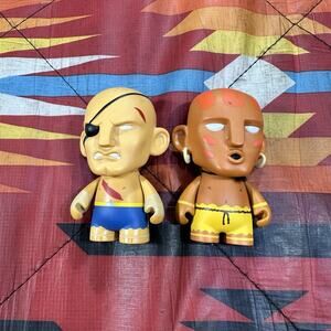 Kidrobot Street Fighter Series 1 Sagat & Dhalsim Figures Capcom